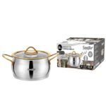Sonifer Stainless Steel Casserole W/Lid(20cm) – 3.6L