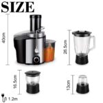Sonifer 4-in-1 Electric Blender, Juicer & Grinder - Image 5
