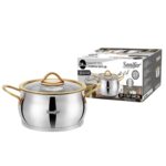 Sonifer Stainless Steel Casserole W/Lid(24cm) – 6.1L