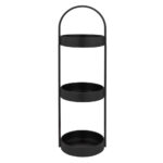 3 Levels Shelving Unit Dongo  Black - Image 3