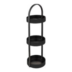 3 Levels Shelving Unit Dongo  Black