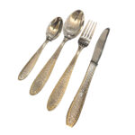 24-Pc Cutlery Set - Gold