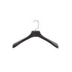 Clothes Hanger Smooth Finish with Metal Hook - Black - Image 2
