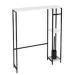 Toilet Shelving Unit With Toilet Brush Molveno - Image 3
