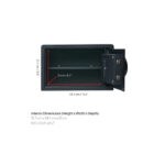 Security Safe with Advanced Electronic Combination Lock - 22 cm x 35 cm x 25 cm - Image 6