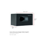 Security Safe with Advanced Electronic Combination Lock - 22 cm x 35 cm x 25 cm - Image 5
