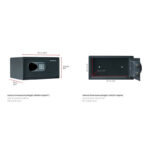 Security Safe with Advanced Electronic Combination Lock  - 22.5 cm x 43 cm x 35 cm - Image 5