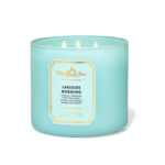3 Wicks  Lakeside Morning Candle White Barn