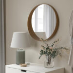Stockholm Wall Mirror Walnut Veneer - Image 3