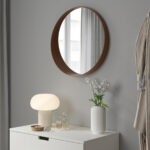 Stockholm Wall Mirror Walnut Veneer - Image 4