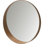Stockholm Wall Mirror Walnut Veneer