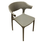 Plastic Chair Set Of 2 – Grey - Image 2