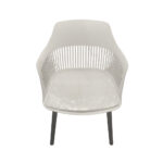 Designer Plastic Chair - White - Image 3
