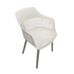 Designer Plastic Chair - White - Image 2
