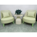 Lazy Sofa Chair – Light Green - Image 2