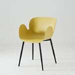 Dining Chair Set Of 2 – Yellow - Image 2