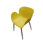 Dining Chair Set Of 2 – Yellow - Image 3
