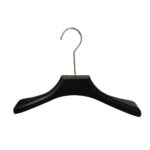 Coat Hanger With Shoulder Guard Black