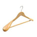 Coat Hanger with Shoulder Guard - Wooden