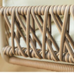 Modern Single Swing Chair Off White - Image 5