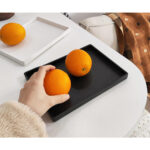 Serving Tray Multipurpose 20 cm - Black - Image 3