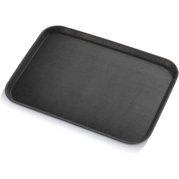 Non Slip Rectangular Serving Tray 65.5 cm – Black