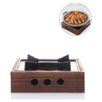 Cast Iron Burner In Wooden Box Small - Image 3