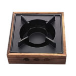 Cast Iron Burner In Wooden Box Small