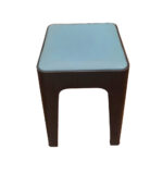 Stackable Plastic Stool  Durable Multi-Purpose - Blue - Image 4