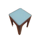 Stackable Plastic Stool  Durable Multi-Purpose - Blue - Image 3