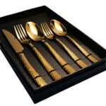 Cutlery Set Stainless Steel 20 Pc Set - Golden - Image 8