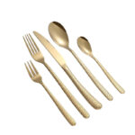 Cutlery Set Stainless Steel 20 Pc Set - Golden
