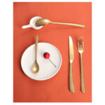 Cutlery Set Stainless Steel 20 Pc Set - Golden - Image 4