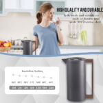 Insulated Vacuum Stainless Steel Jug - Black - Image 3