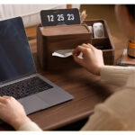 Tissue Box with Storage Organizer Wooden - Image 2