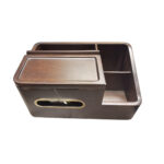 Tissue Box with Storage Organizer Wooden