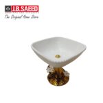 Decorative Ceramic Fruit Bowl - white