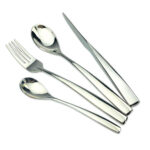 Cutlery Set  24 Pc Western Dinnerware Set - Silver Stainless Steel 