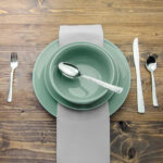 Cutlery Set  24 Pcs Snake Pattren Stainless Steel - Silver - Image 4