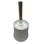 Toilet Brush And Holder Set - Grey - Image 4