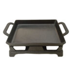 Pan With Holder 22 by 14 Cm - Black - Image 2