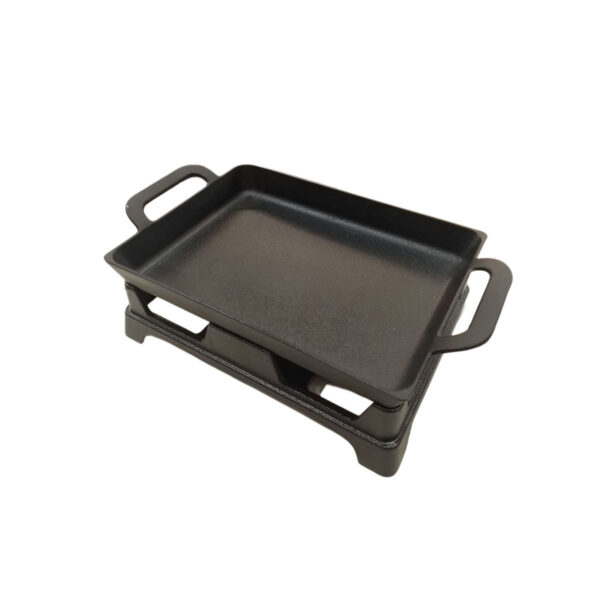 Pan With Holder 22 by 14 Cm – Black