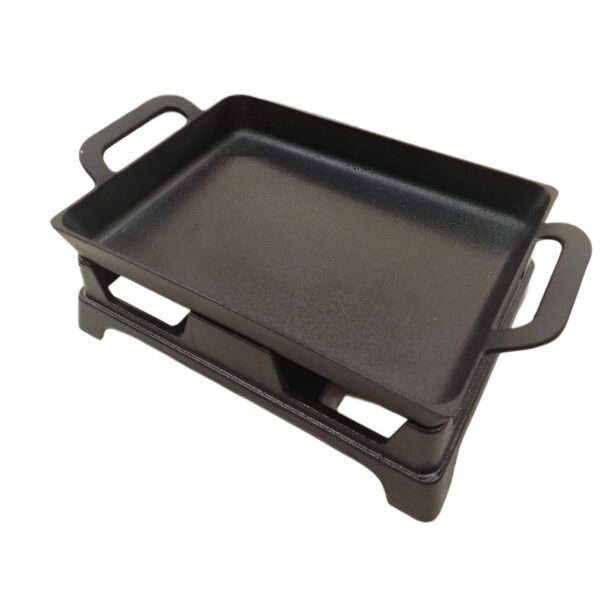Pan With Holder 27.5 by 21 Cm – Black