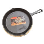 Cast Iron Sizzling Plate 16 cm - Wooden Base - Image 3