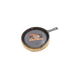 Cast Iron Sizzling Plate 16 cm - Wooden Base