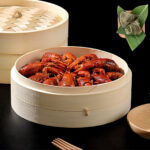 Steamer With a Lid 24CM Bamboo - Image 5