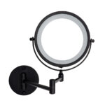 Mary Wall-Mounted Cosmetic Mirror – Chrome