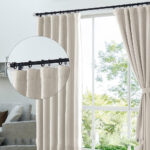 Shower Curtain Rings C Shape Heavy Duty Plastic – Black - Image 4