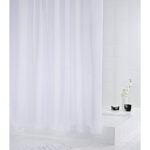 Shower Curtain Madrid Polyester 180 x 200 cm -  White & Grey - Image 2