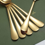 Spoon Set 6 Pc 15 cm - Gold - Image 5